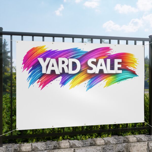 Matte Banner Outdoor Sign - Yard Sale