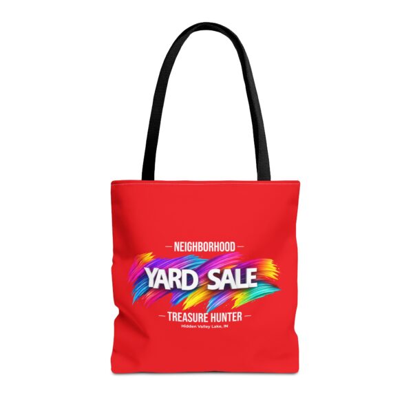 Tote Bag – Yard Sale Treasure Hunter (Light Red)