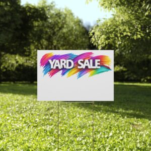 Plastic Lawn Sign - Yard Sale - Image 5