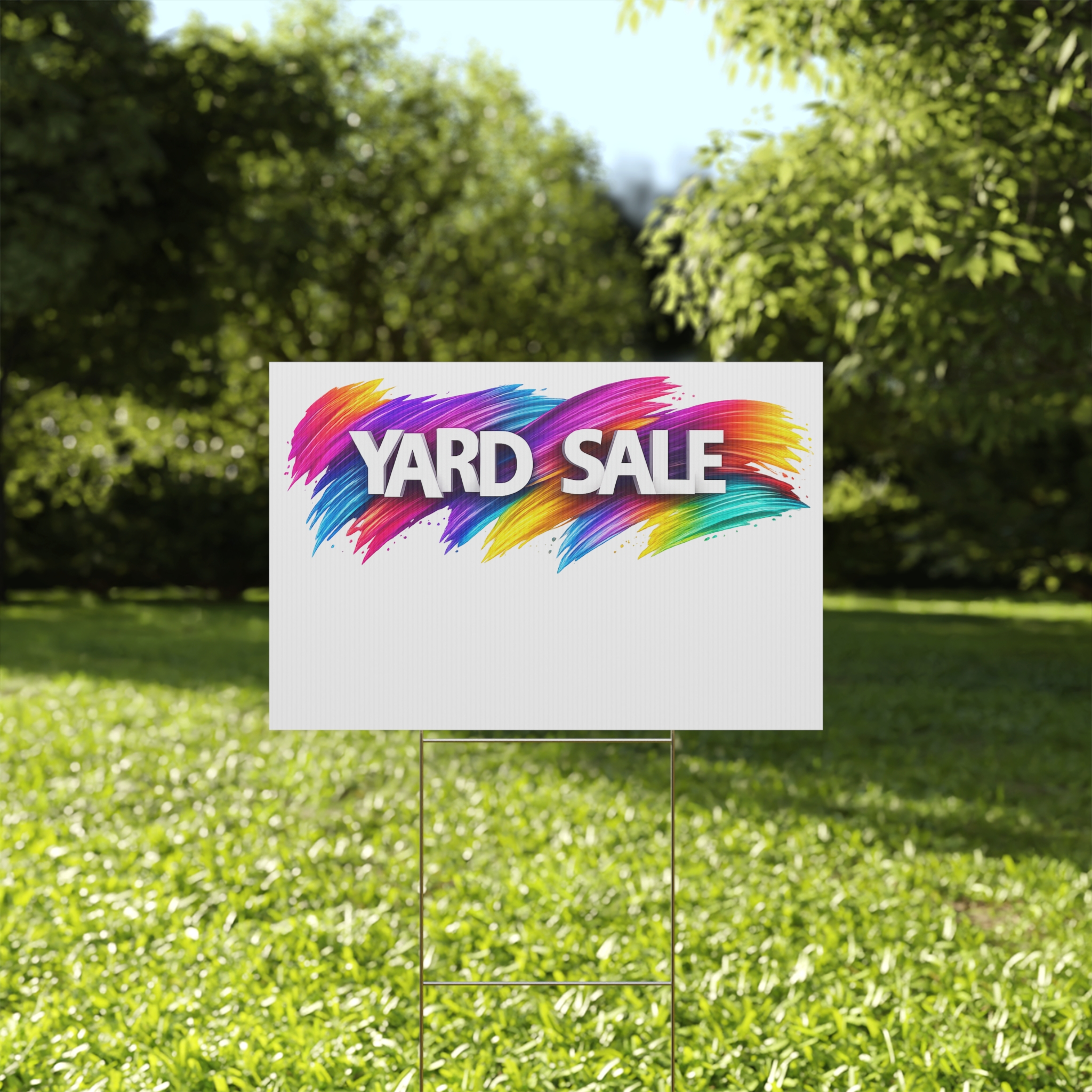 Plastic Lawn Sign - Yard Sale - Image 5