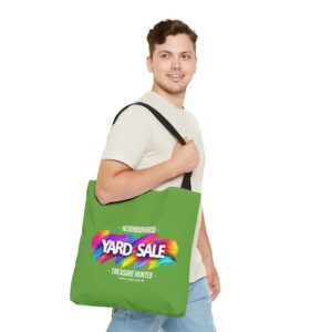 Tote Bag – Yard Sale Treasure Hunter (Light Green)