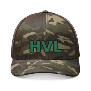 Embroidered Camo Mesh Hat - HVL