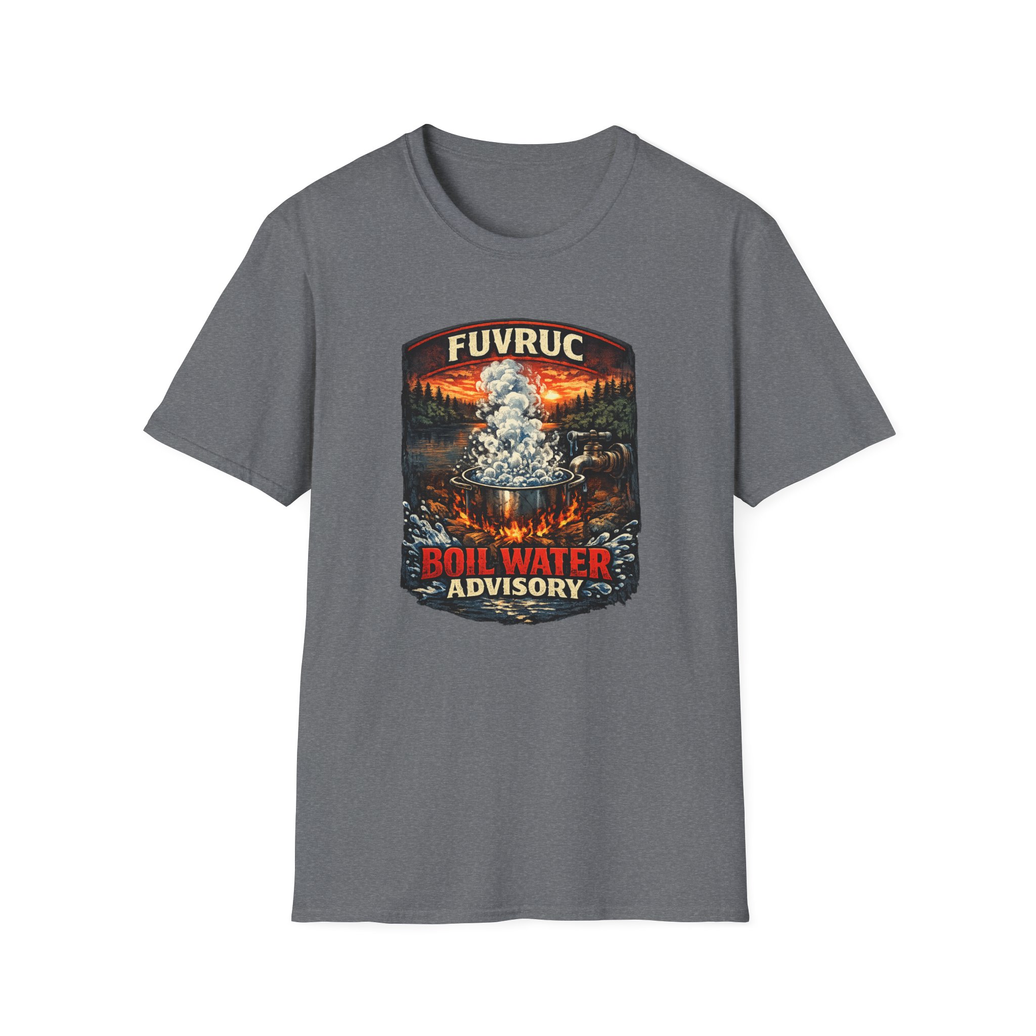Crew-neck Tee – FUVRUC Boil Water Advisory
