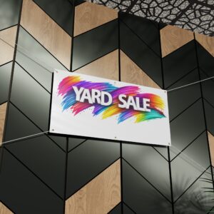 Matte Banner Outdoor Sign - Yard Sale - Image 3