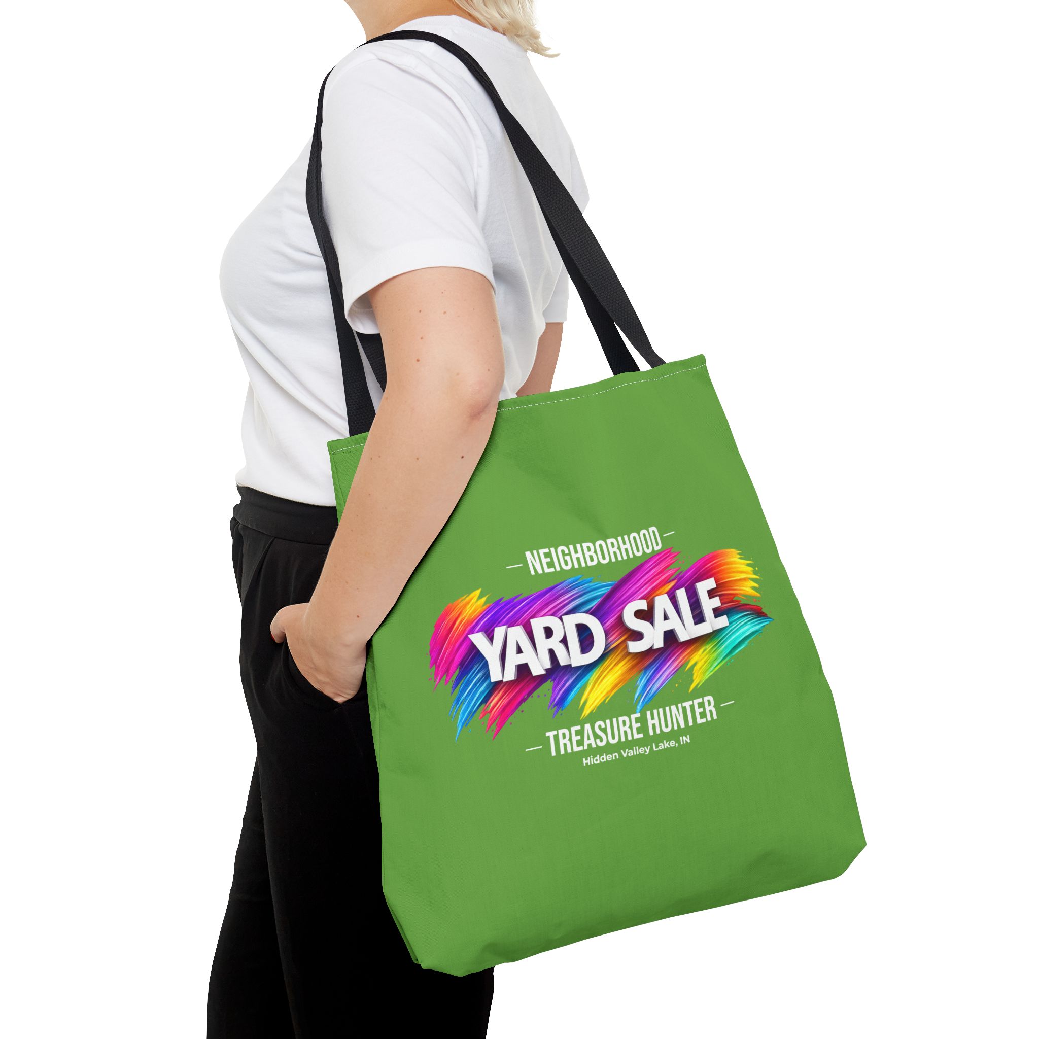 Tote Bag – Yard Sale Treasure Hunter (Light Green)