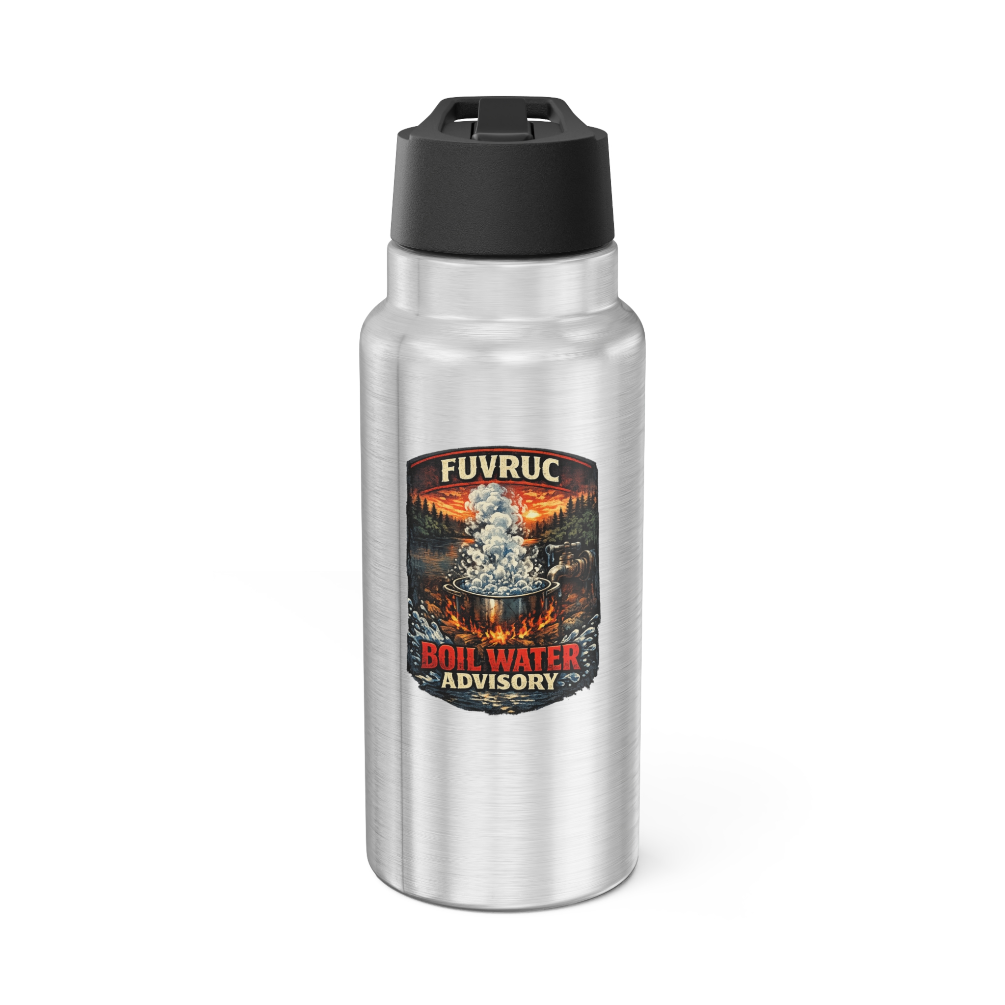 32oz Tumbler - FUVRUC Boil Water Advisory - Image 1