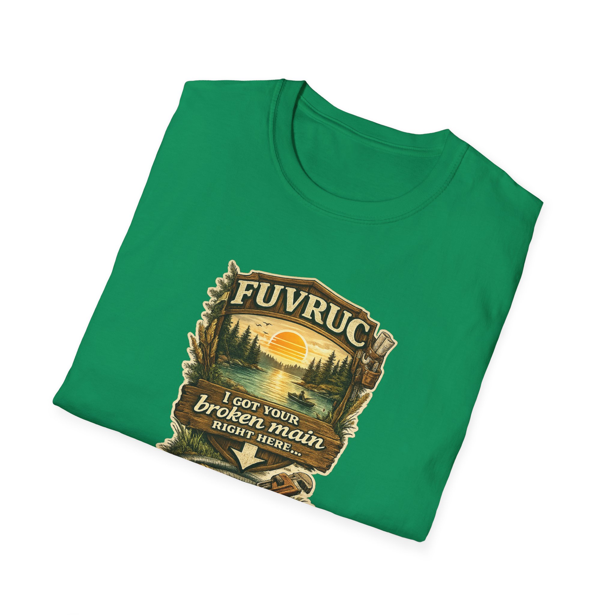 Crew-neck Tee – FUVRUC Your Broken Main