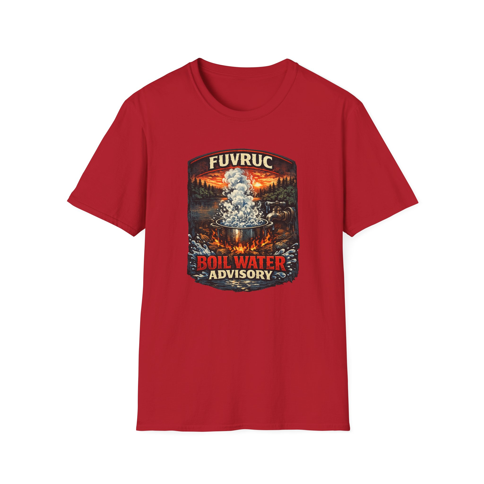 Crew-neck Tee – FUVRUC Boil Water Advisory