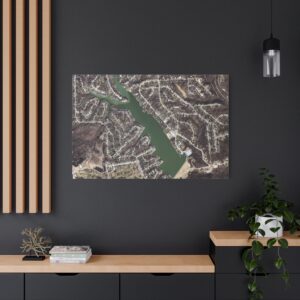 Canvas Wall Art - Aerial Map HVL - Image 8