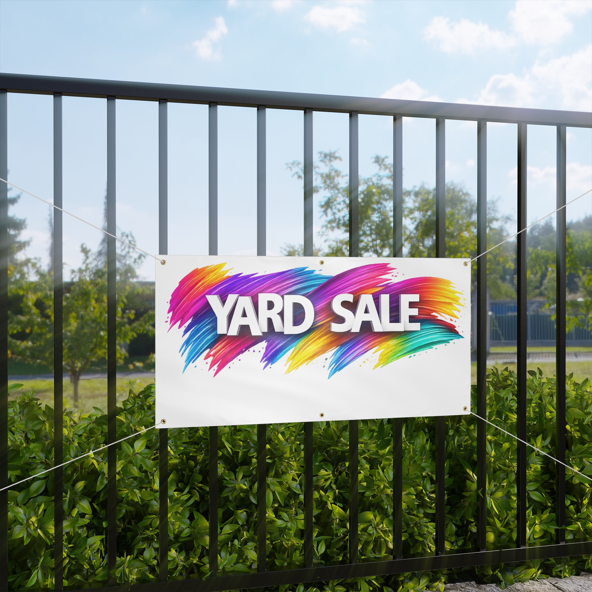 Matte Banner Outdoor Sign - Yard Sale - Image 2
