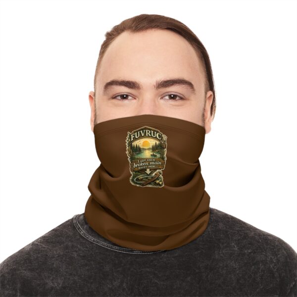 Drawstring Neck Gaiter - FUVRUC Your Broken Main
