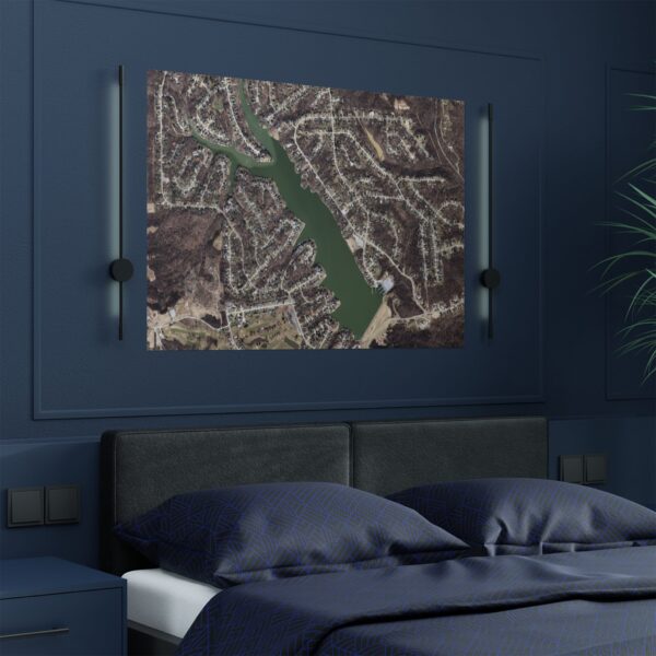 Satin Poster - Aerial Map HVL