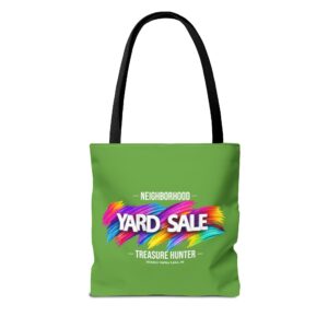 Tote Bag – Yard Sale Treasure Hunter (Light Green)