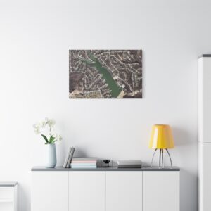 Canvas Wall Art - Aerial Map HVL - Image 5