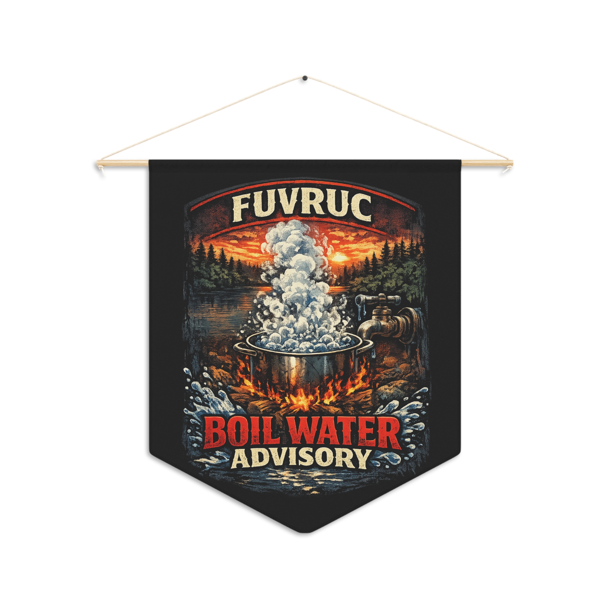Pennant Banner - FUVRUC Boil Water Advisory - Image 1