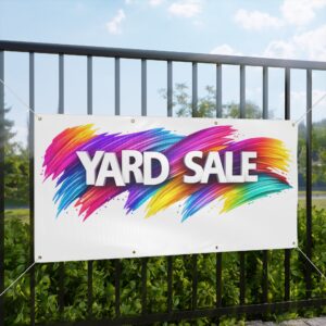Matte Banner Outdoor Sign - Yard Sale - Image 8