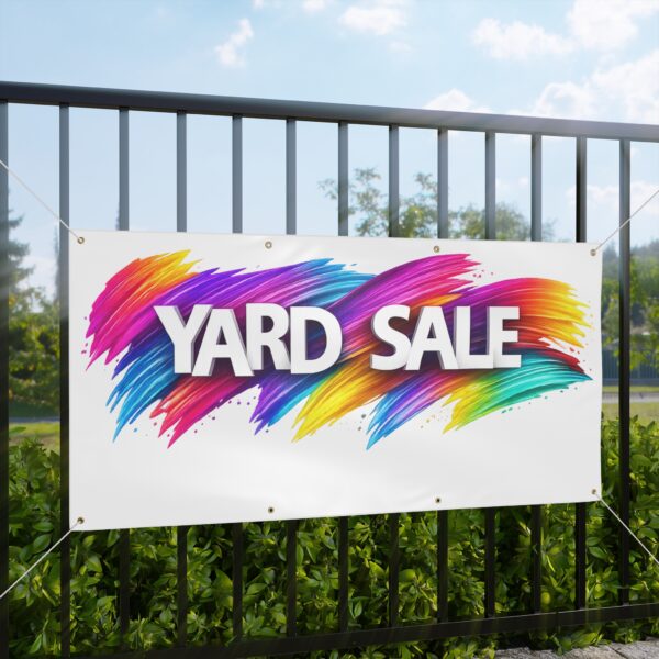 Matte Banner Outdoor Sign - Yard Sale