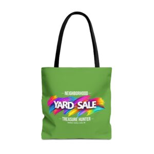 Tote Bag – Yard Sale Treasure Hunter (Light Green)