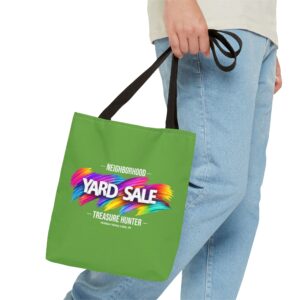 Tote Bag – Yard Sale Treasure Hunter (Light Green)