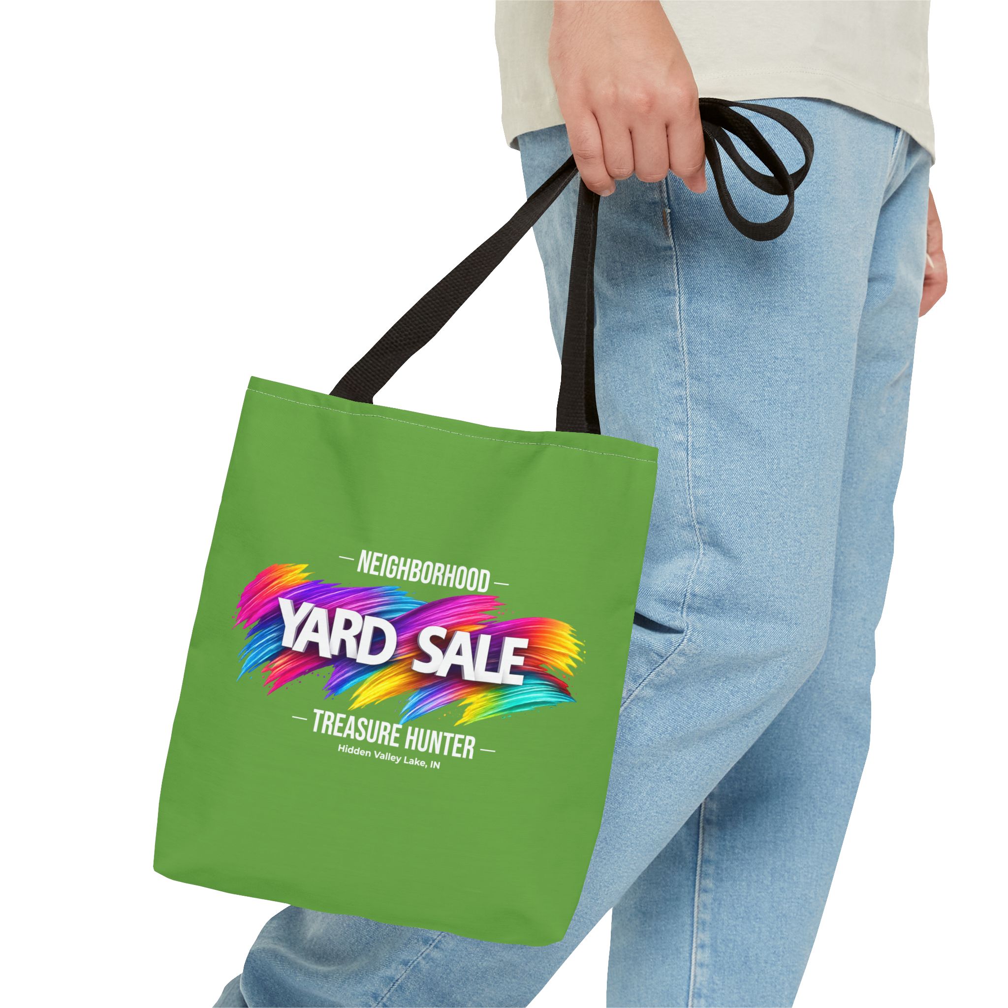 Tote Bag – Yard Sale Treasure Hunter (Light Green)