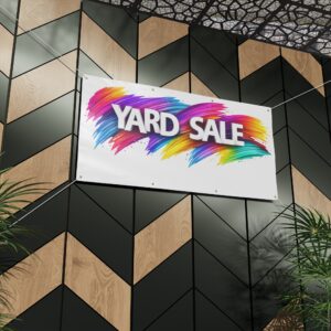 Matte Banner Outdoor Sign - Yard Sale - Image 9