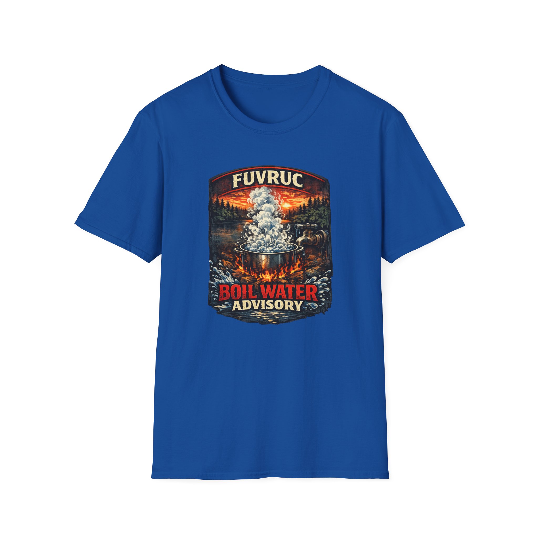 Crew-neck Tee – FUVRUC Boil Water Advisory