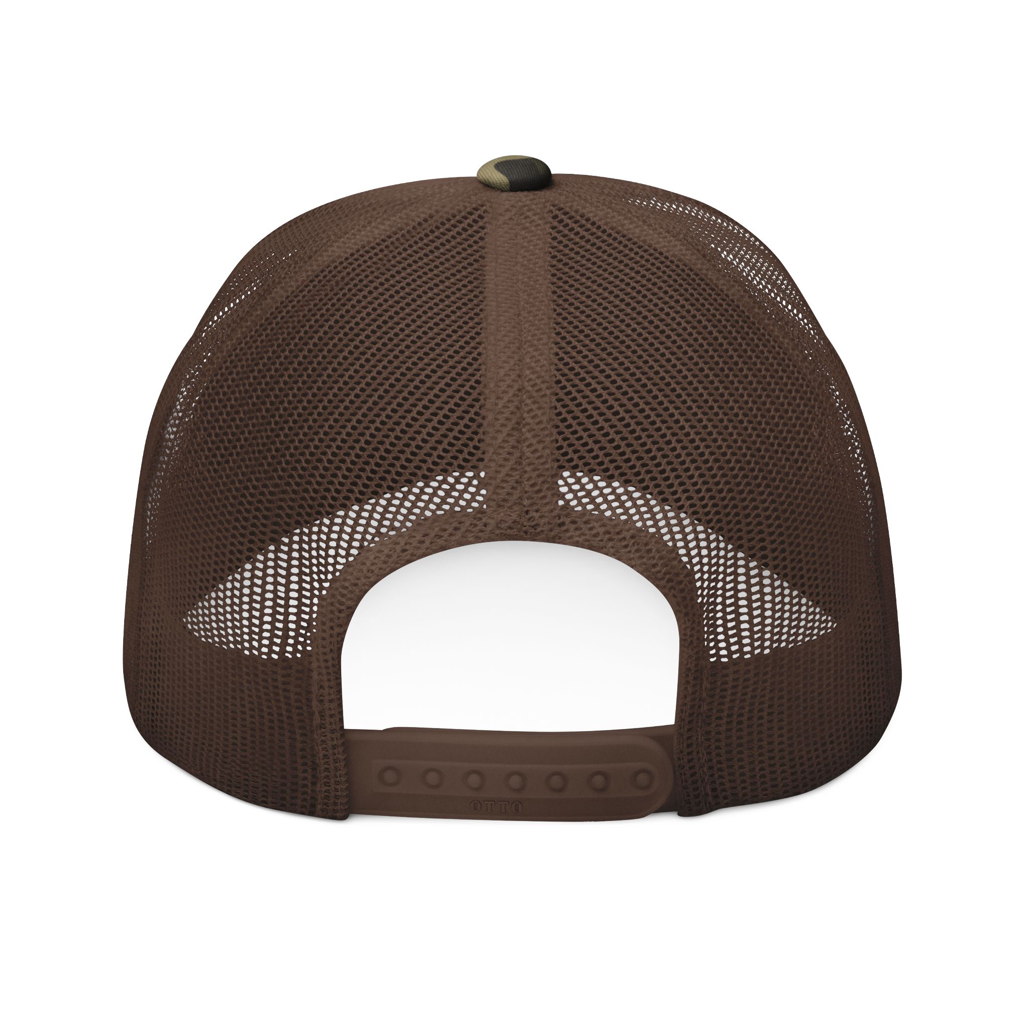 Embroidered Camo Mesh Hat - HVL - Image 2