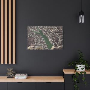 Canvas Wall Art - Aerial Map HVL - Image 6