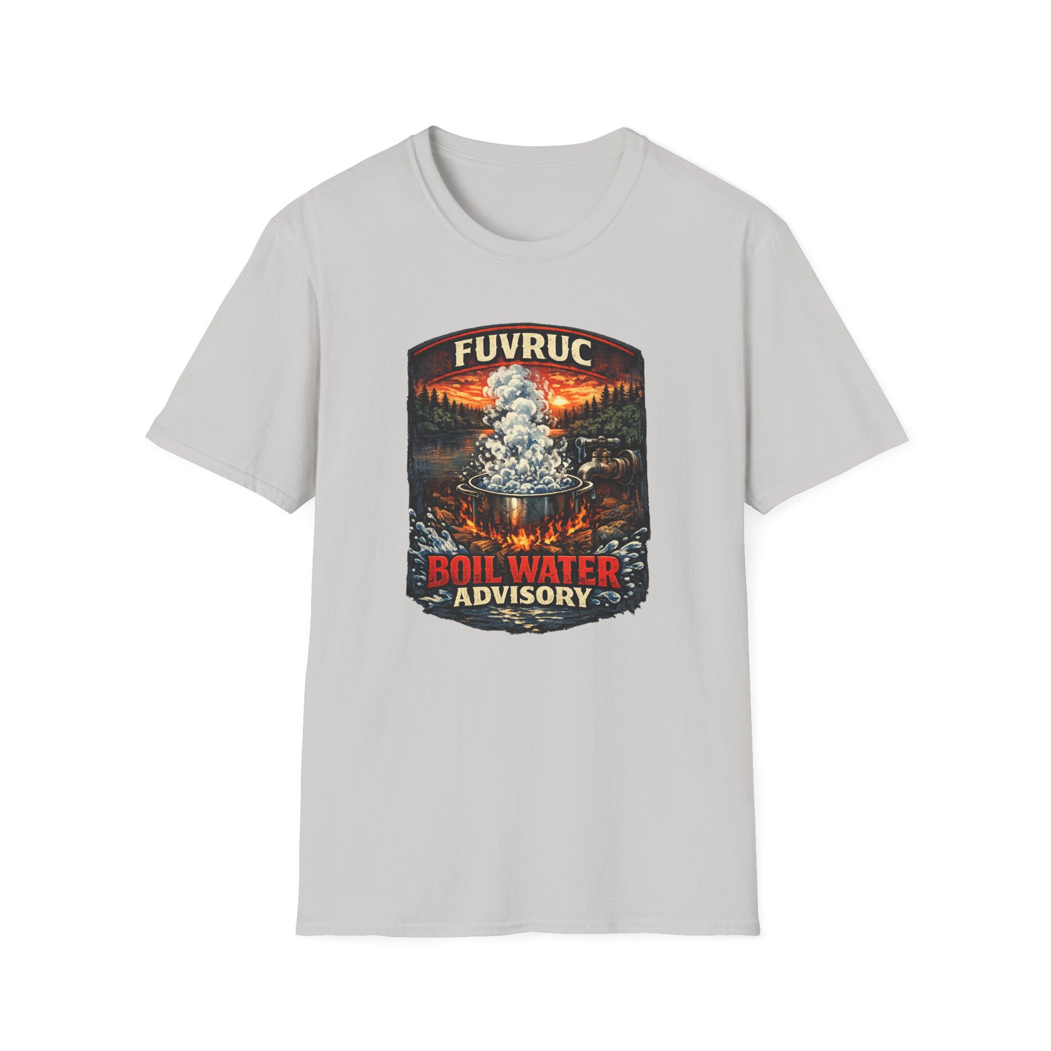 Crew-neck Tee – FUVRUC Boil Water Advisory