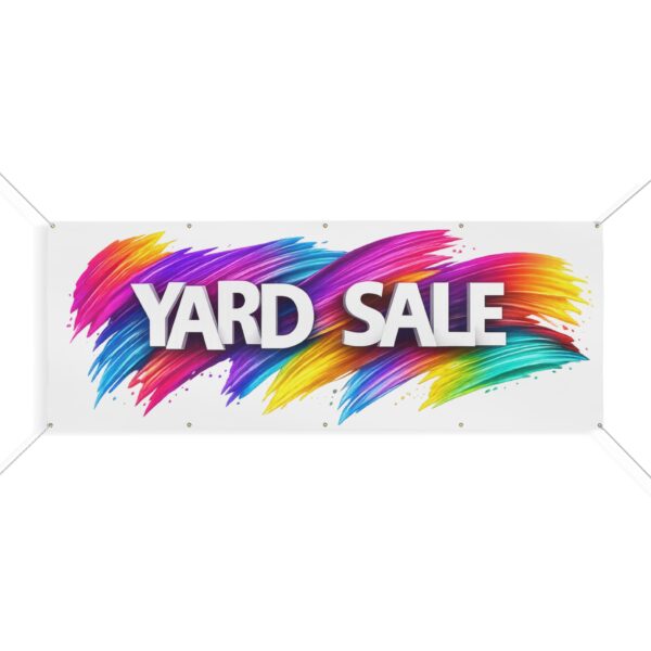 Matte Banner Outdoor Sign - Yard Sale