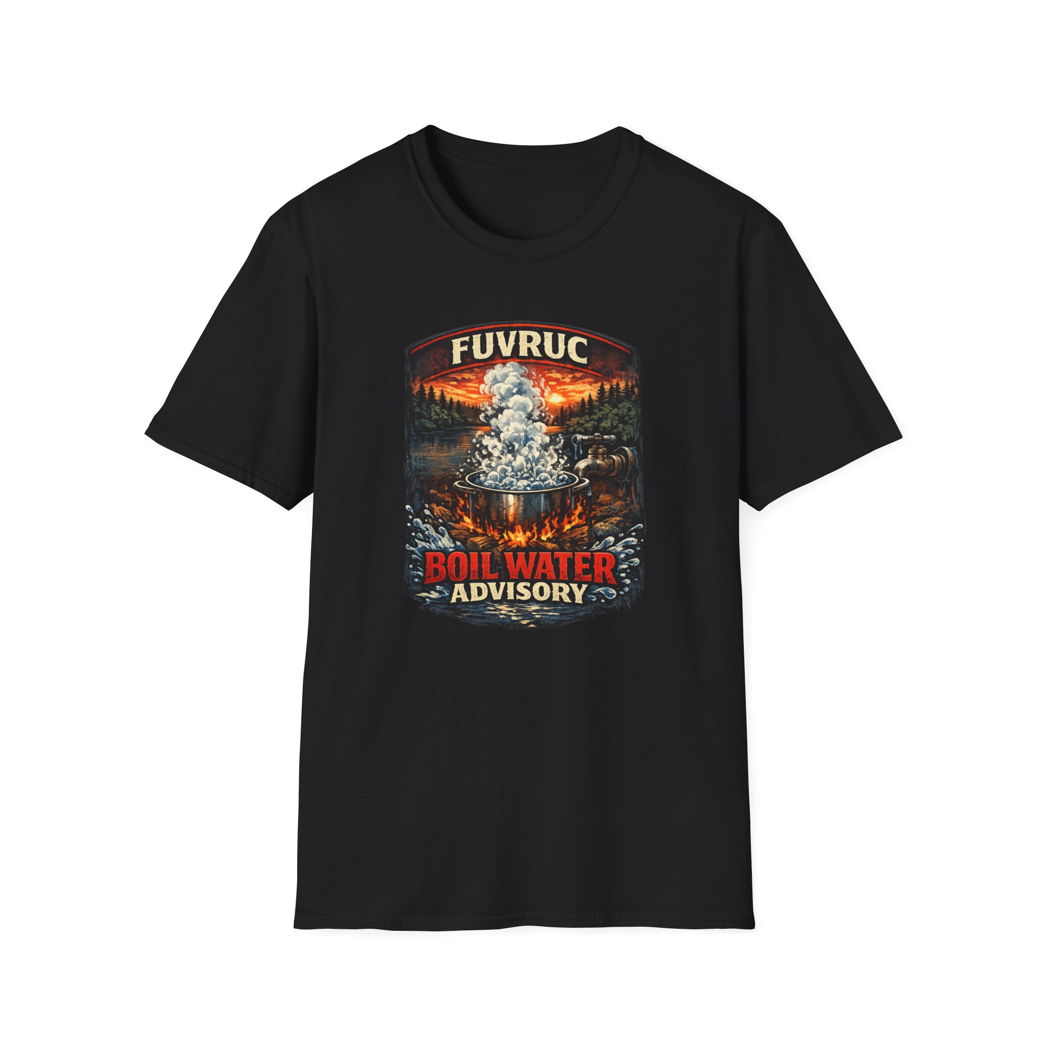 Crew-neck Tee – FUVRUC Boil Water Advisory
