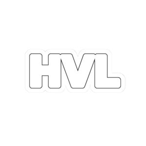 Kiss-Cut Sticker - HVL White Outline - Image 3