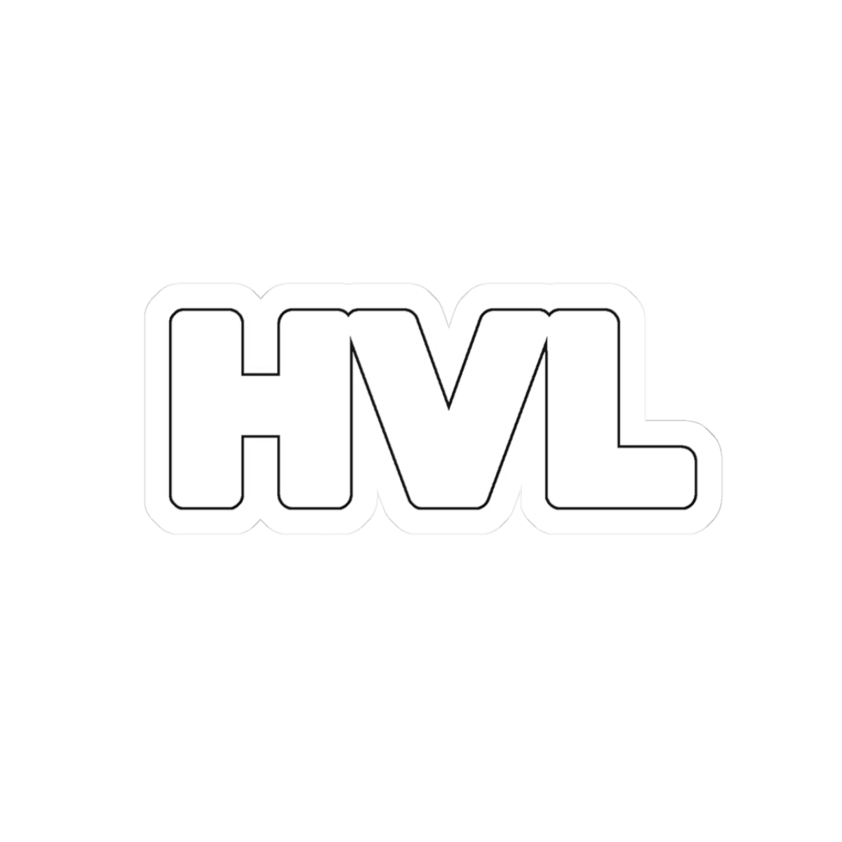 Kiss-Cut Sticker - HVL White Outline - Image 3