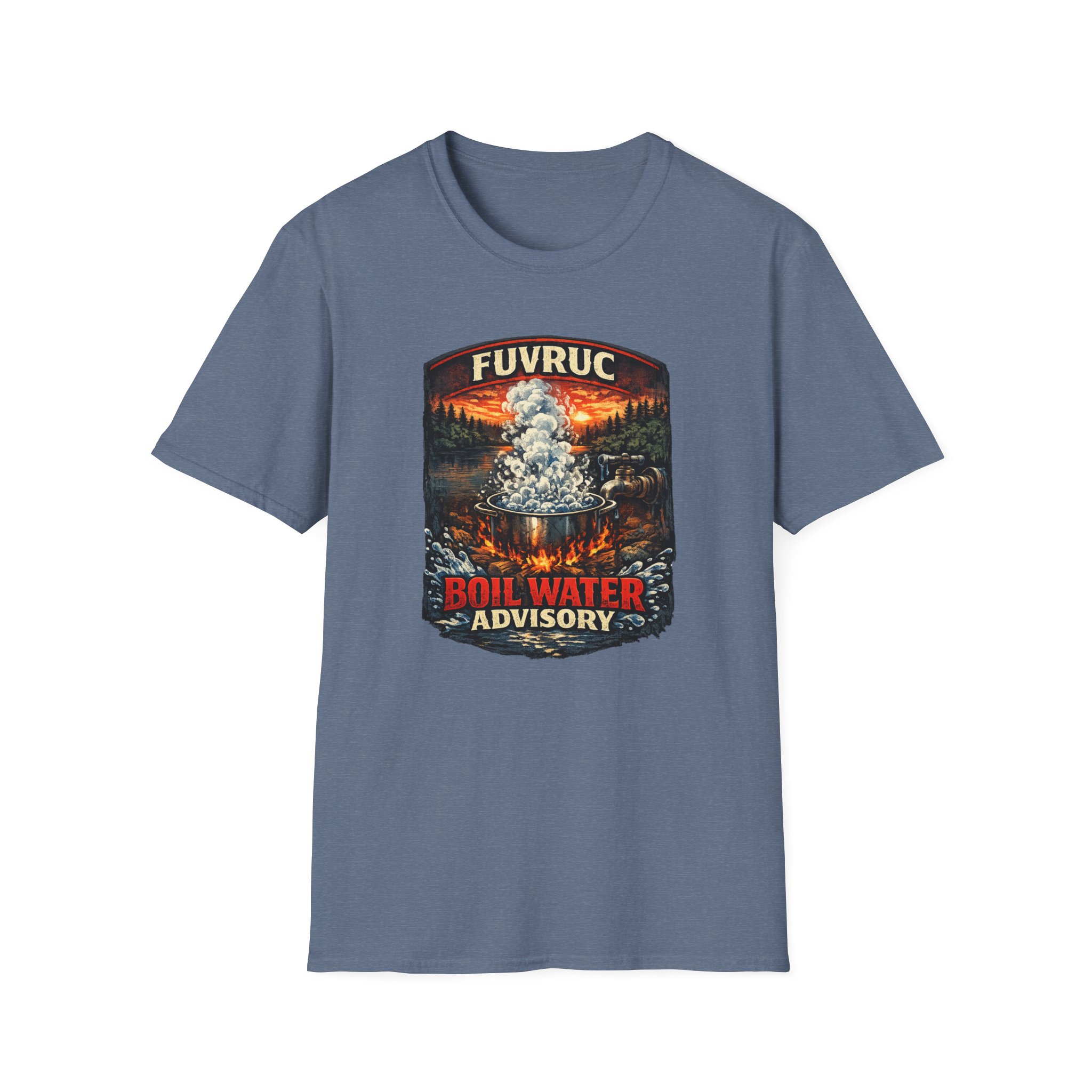 Crew-neck Tee – FUVRUC Boil Water Advisory