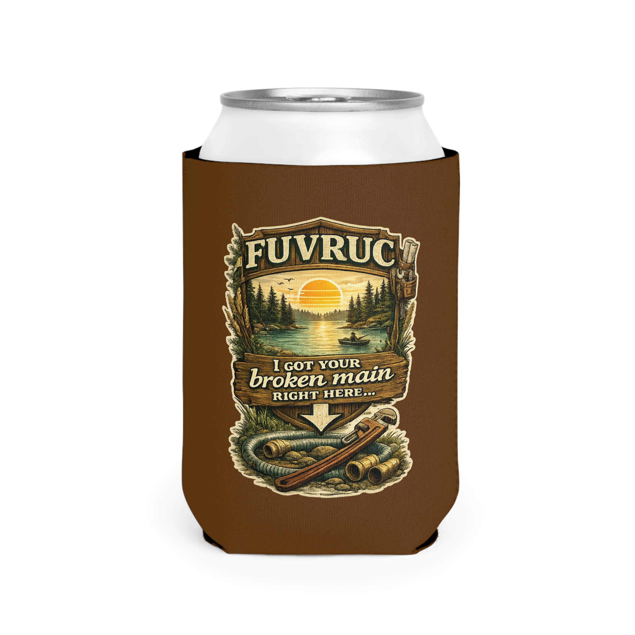 Can Cooler Sleeve - FUVRUC Your Broken Main - Image 2