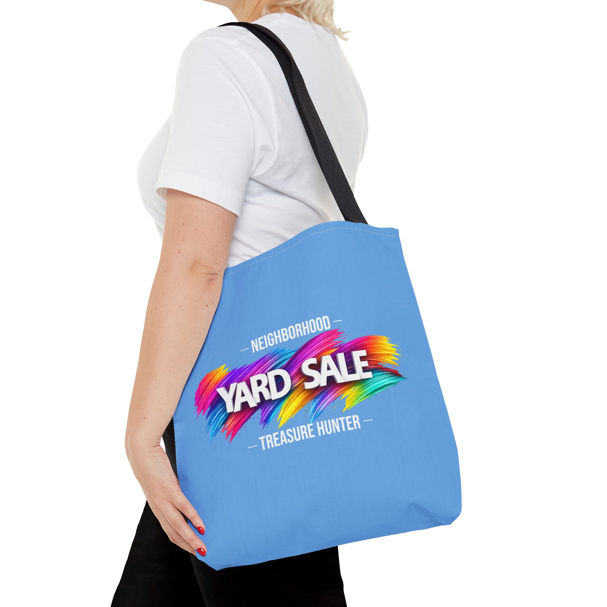 Tote Bag – Yard Sale Treasure Hunter (Light Blue)