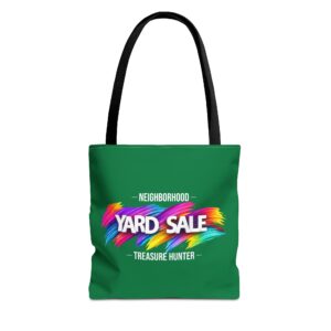 Tote Bag – Yard Sale Treasure Hunter (Dark Green)