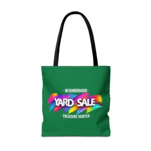 Tote Bag – Yard Sale Treasure Hunter (Dark Green)