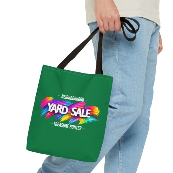 Tote Bag – Yard Sale Treasure Hunter (Dark Green)