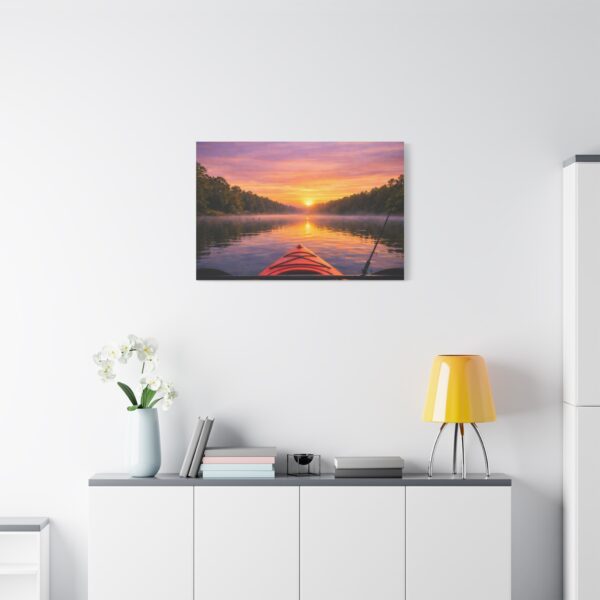 Canvas Wall Art – Kayak on the Lake