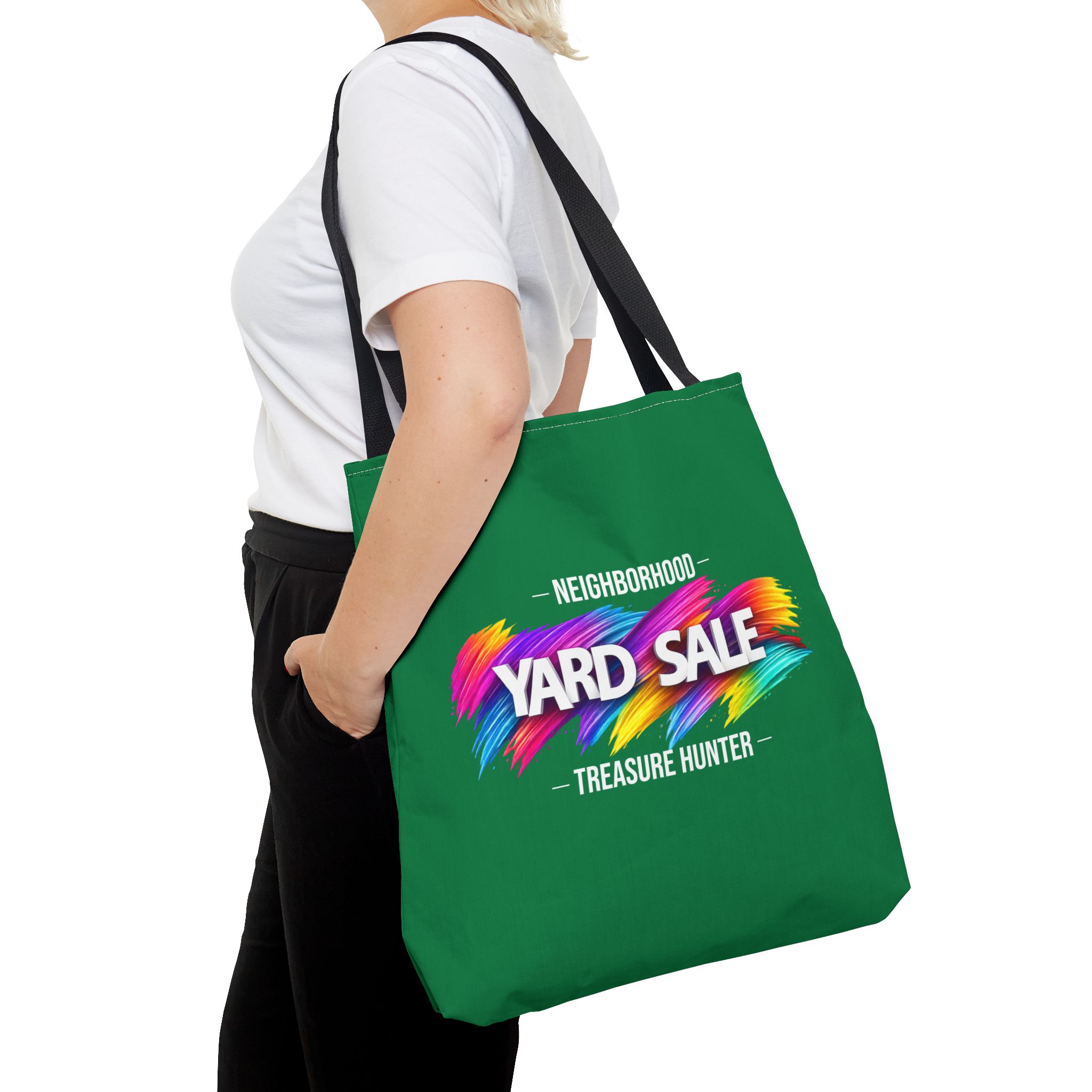 Tote Bag – Yard Sale Treasure Hunter (Dark Green)