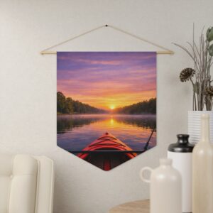 Pennant Banner – Kayak on the Lake
