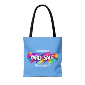 Tote Bag – Yard Sale Treasure Hunter (Light Blue)
