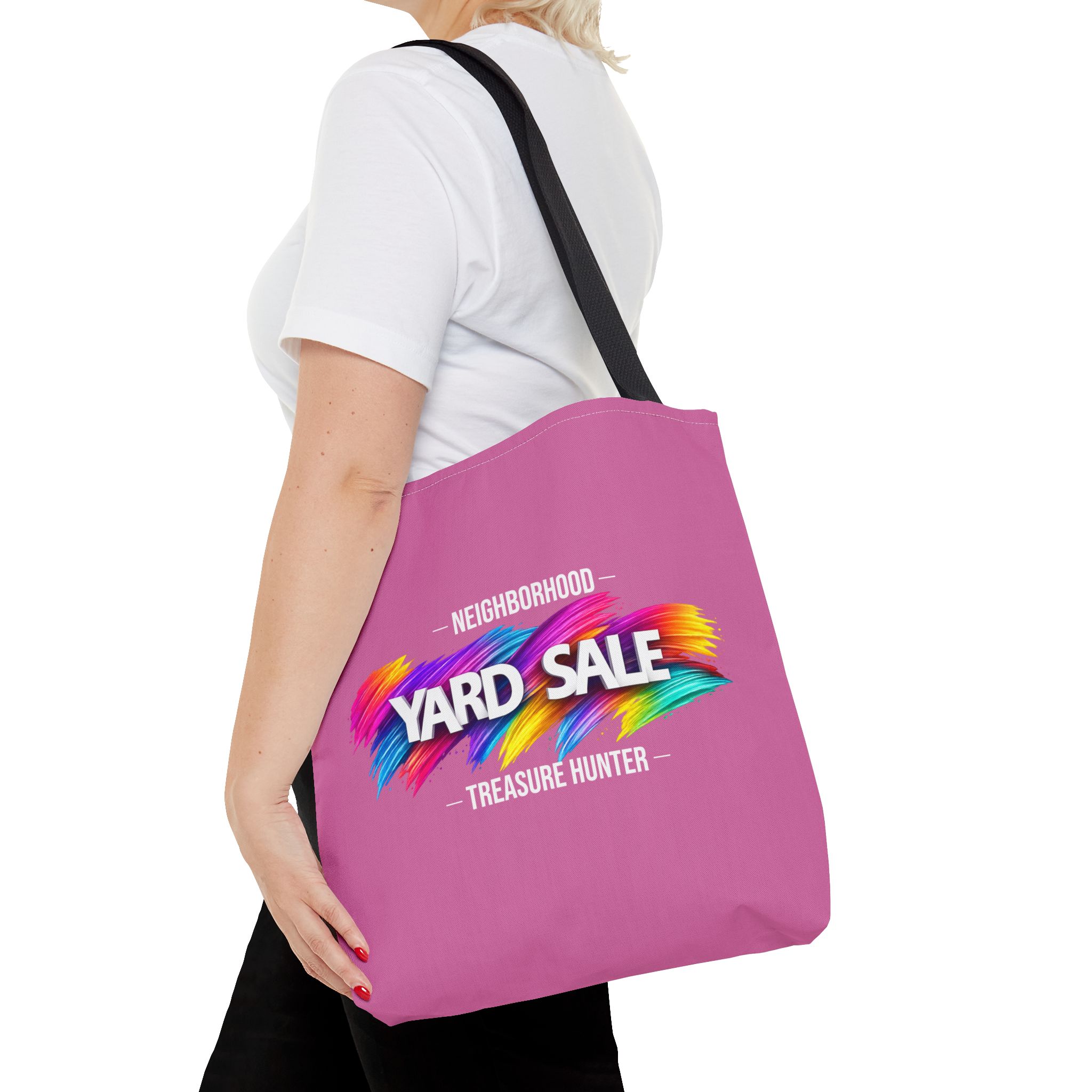 Tote Bag – Yard Sale Treasure Hunter (Light Pink)