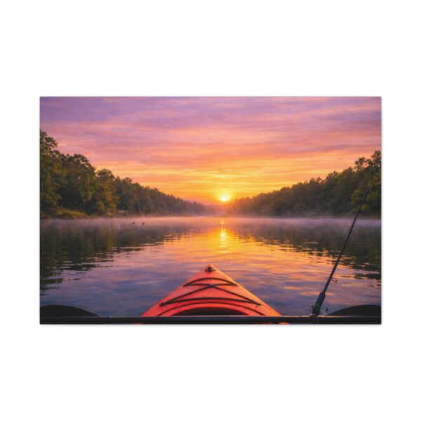 Canvas Wall Art – Kayak on the Lake