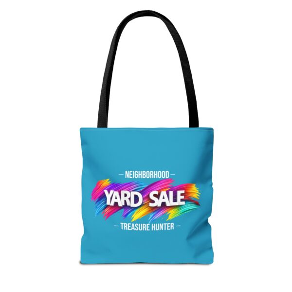 Tote Bag – Yard Sale Treasure Hunter (Turquoise)