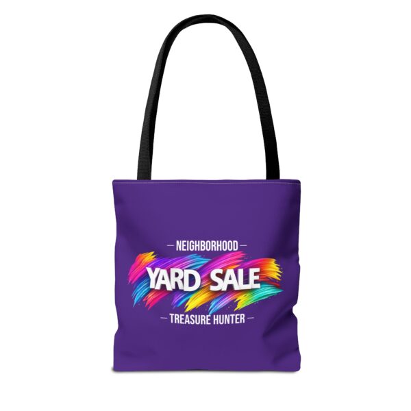 Tote Bag – Yard Sale Treasure Hunter (Dark Purple)