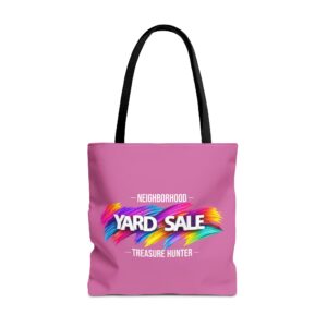 Tote Bag – Yard Sale Treasure Hunter (Light Pink)