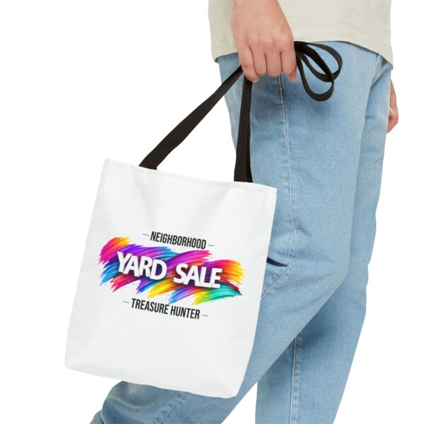 Tote Bag – Yard Sale Treasure Hunter (White)