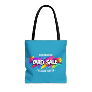 Tote Bag – Yard Sale Treasure Hunter (Turquoise)